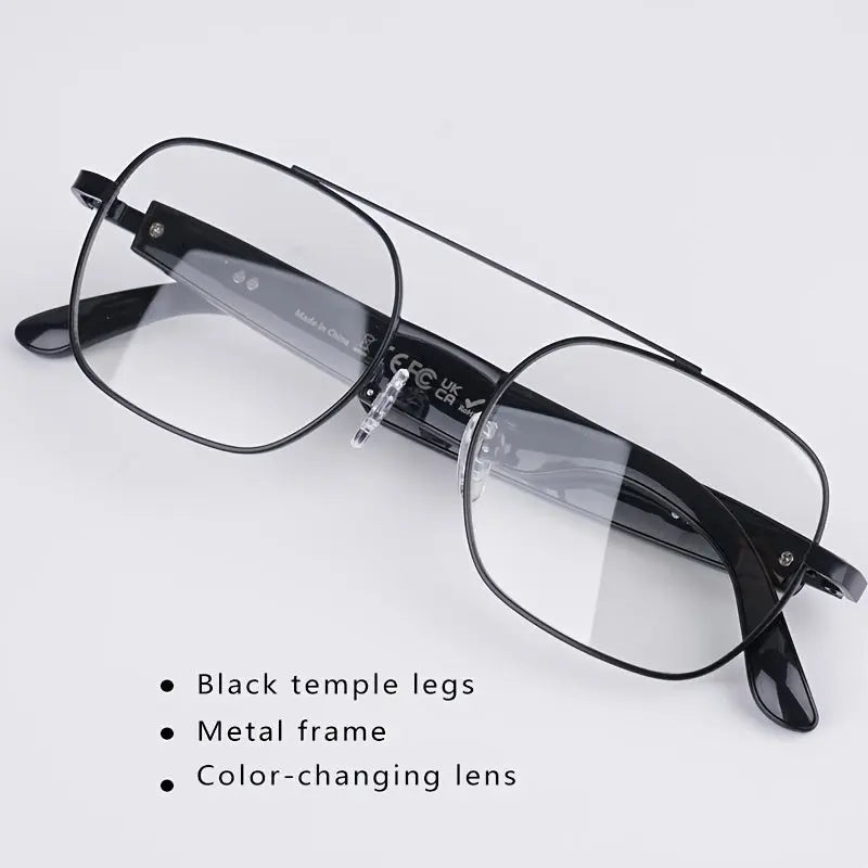 [New Smart Glasses] Smart Glasses: New Photo-taking Outdoor Sports | Music And Calls, Lightweight, Remote Control Photography, Built-in Microphone And Speaker, Noise Reduction, Touch And AI Voice Assistant, Compatible With IP Chic Le'Meek