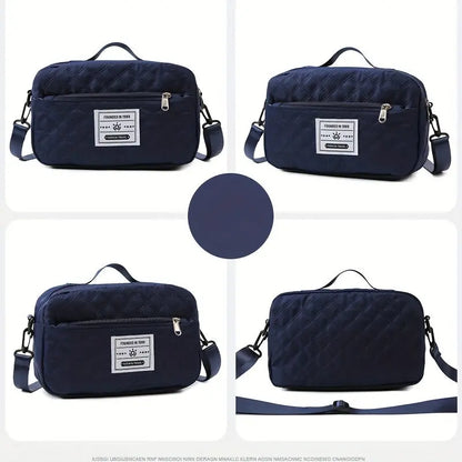 Large Capacity Travel Duffel Bag in Oxford Fabric, Portable Sports Gym Storage Bag, Weekend Overnight Bag for Women Chic Le'Meek