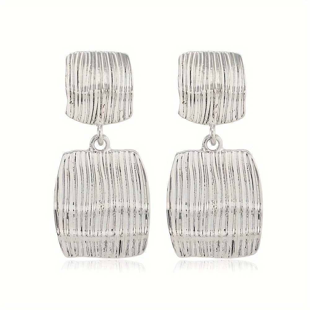 9 Pairs/Set, Clip-On Earrings For Women, Non-Piercing Ear Cuffs, Alloy Elegant & Luxury Style, Exaggerated Design