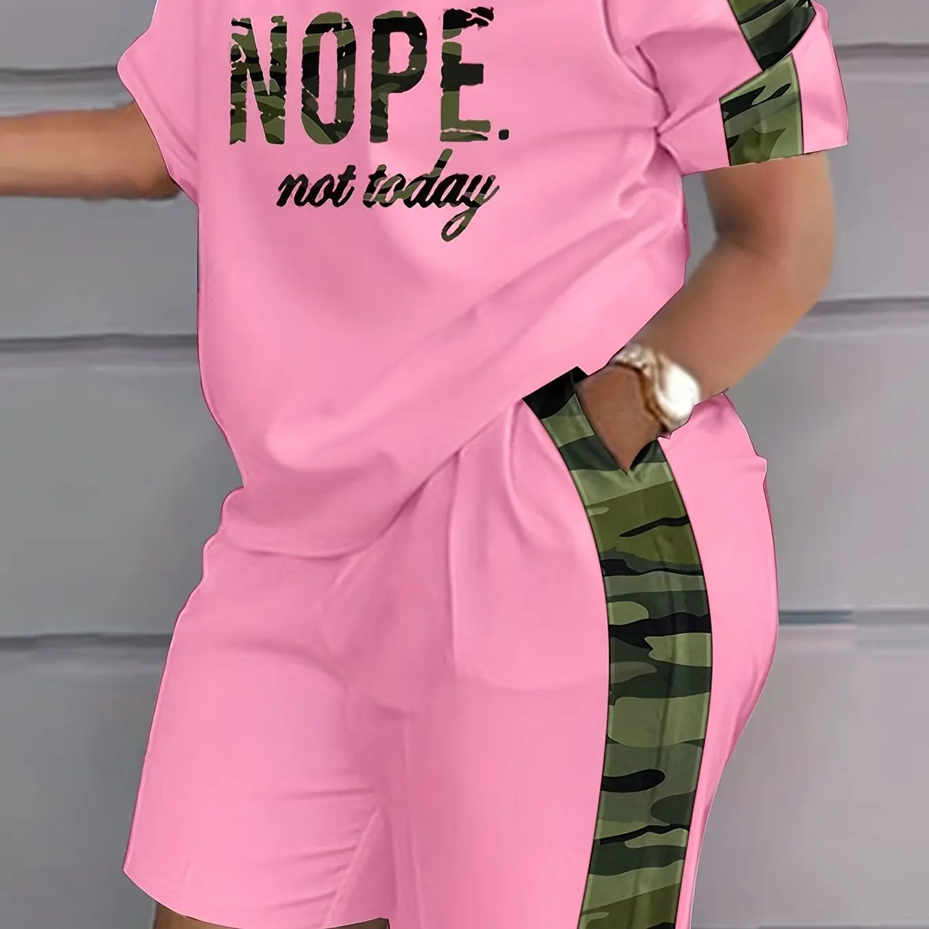 [Soft Plus Size Set] Two-piece Plus Size Clothing Set, Soft And Comfortable, Women's, Loose And Versatile, Natural Modeling, Can Be Matched with A Variety Of Sets, Show Your Unique Casual Fashion Chic Le'Meek