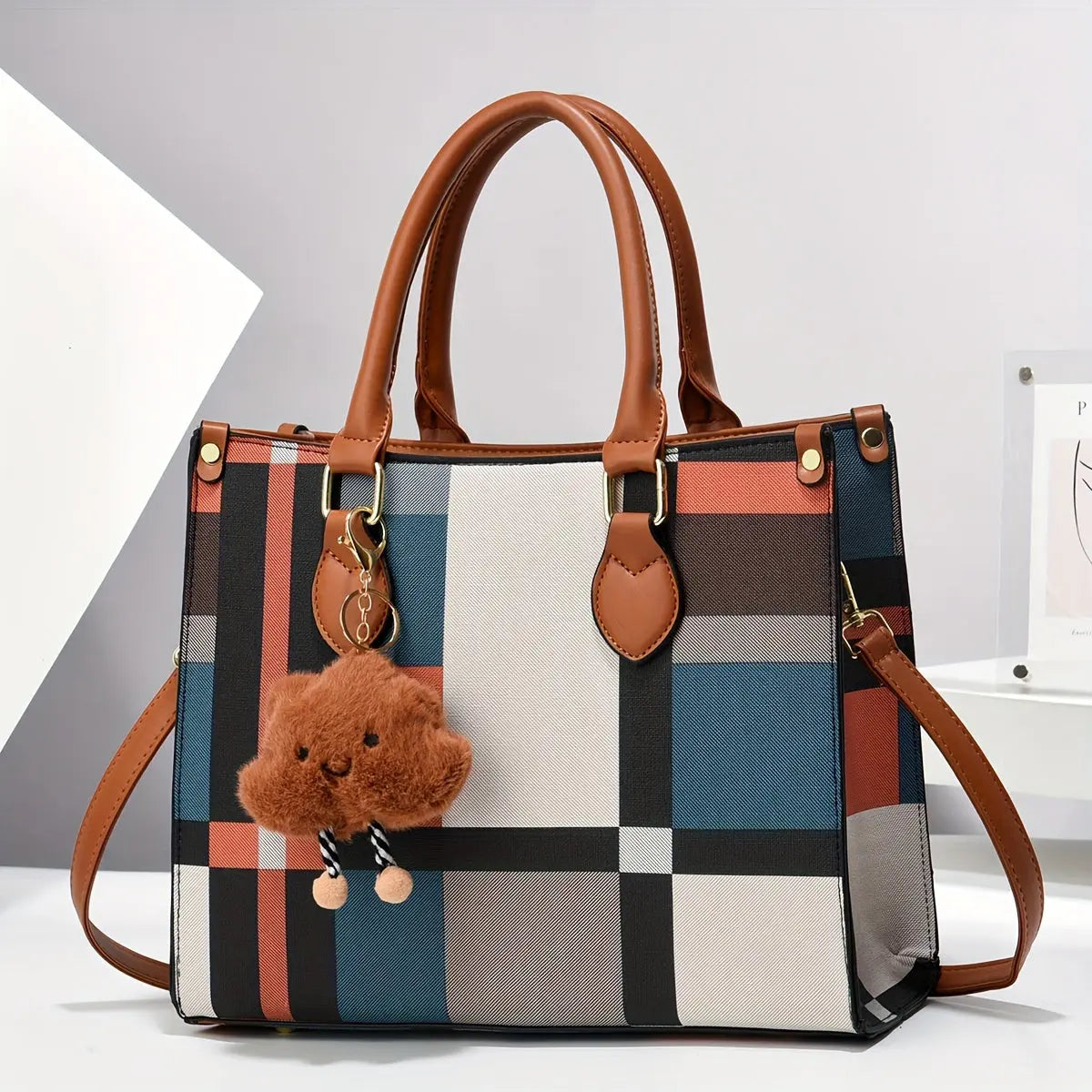 [Luxury Handbag] Trendy Large Tote, High-End Luxury Shoulder Bag, Stylish Handbag | For Family, Mom on Mother's Day, Easter Chic Le'Meek