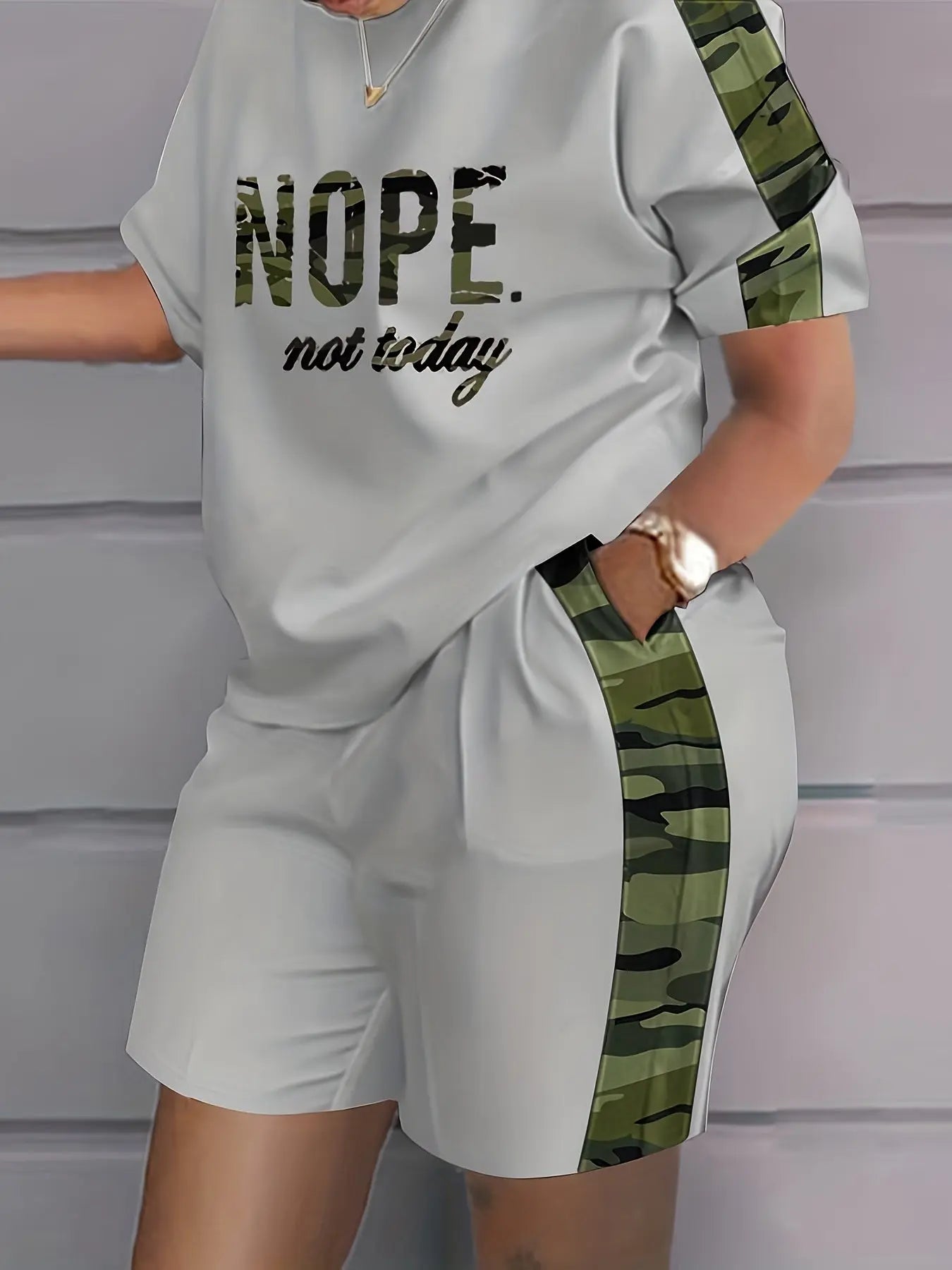 [Soft Plus Size Set] Two-piece Plus Size Clothing Set, Soft And Comfortable, Women's, Loose And Versatile, Natural Modeling, Can Be Matched with A Variety Of Sets, Show Your Unique Casual Fashion Chic Le'Meek