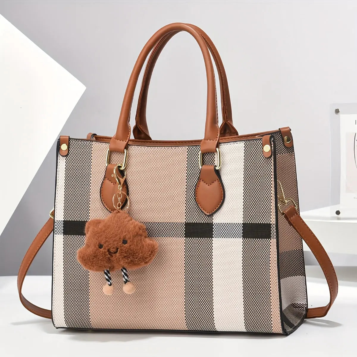 [Luxury Handbag] Trendy Large Tote, High-End Luxury Shoulder Bag, Stylish Handbag | For Family, Mom on Mother's Day, Easter Chic Le'Meek