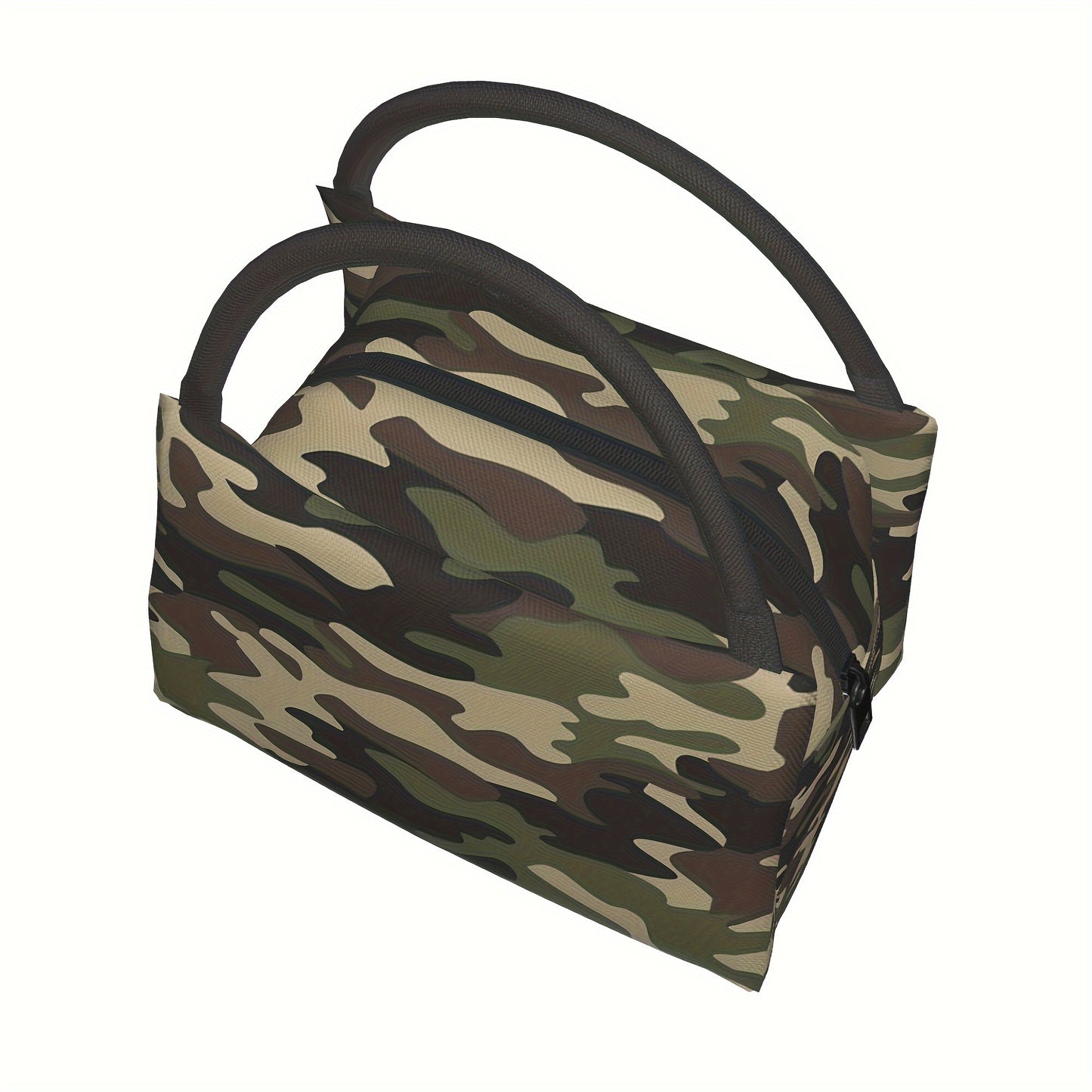 1pc Large Reusable Camouflage Insulated Cooler Bag - Keeps Food Hot/Cold for Hours, Durable Easy to Clean - Perfect for Camping, Picnic