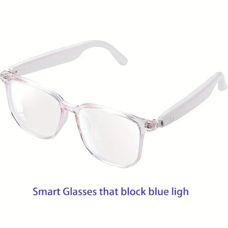[New Smart Glasses] Smart Glasses: New Photo-taking Outdoor Sports | Music And Calls, Lightweight, Remote Control Photography, Built-in Microphone And Speaker, Noise Reduction, Touch And AI Voice Assistant, Compatible With IP Chic Le'Meek