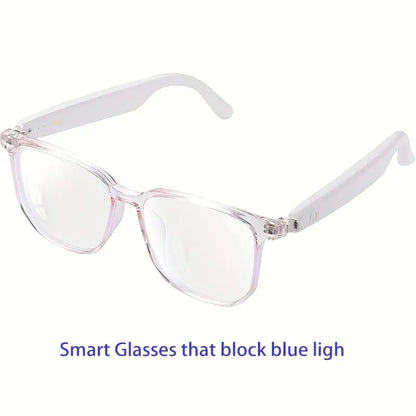 [New Smart Glasses] Smart Glasses: New Photo-taking Outdoor Sports | Music And Calls, Lightweight, Remote Control Photography, Built-in Microphone And Speaker, Noise Reduction, Touch And AI Voice Assistant, Compatible With IP Chic Le'Meek