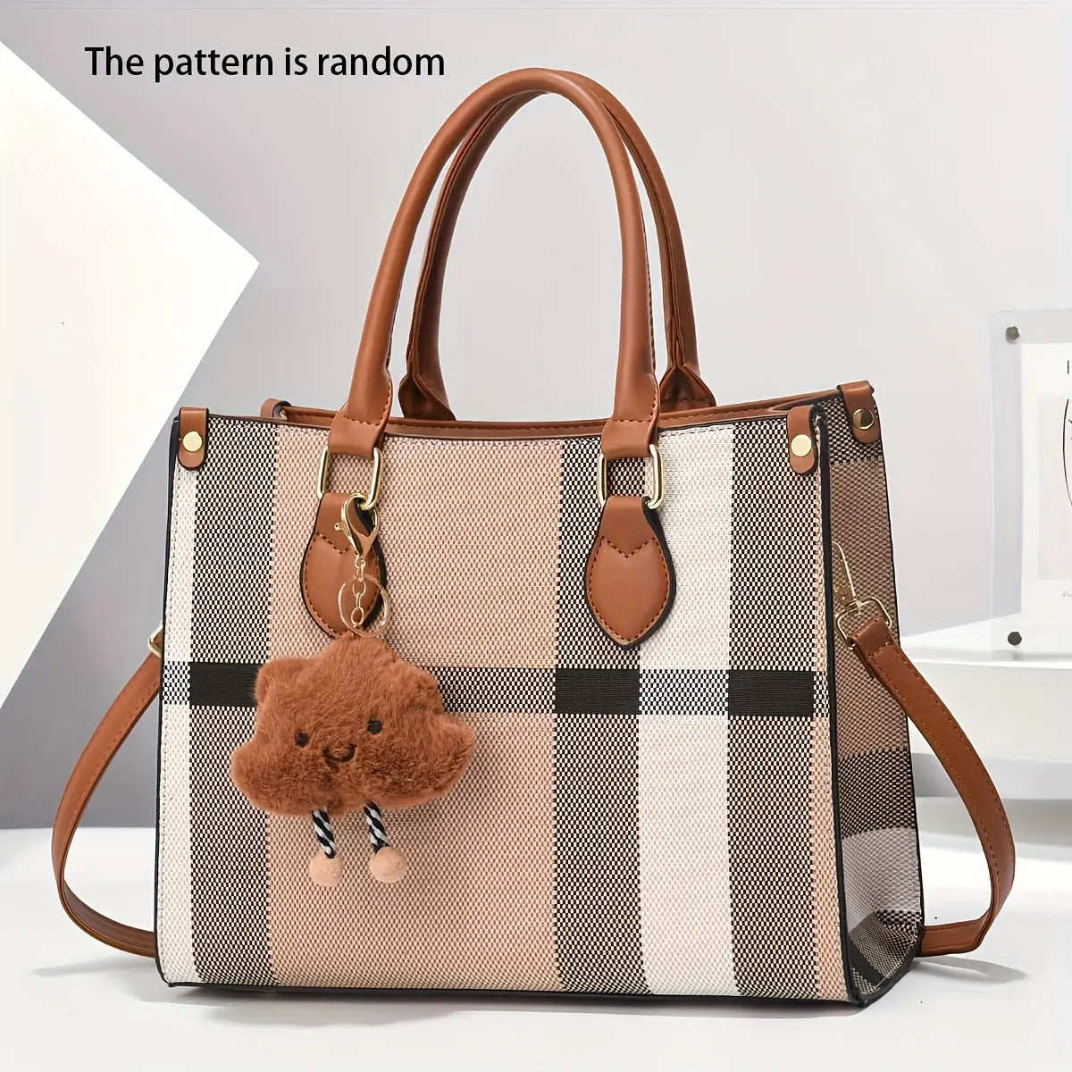 [Luxury Handbag] Trendy Large Tote, High-End Luxury Shoulder Bag, Stylish Handbag | For Family, Mom on Mother's Day, Easter Chic Le'Meek