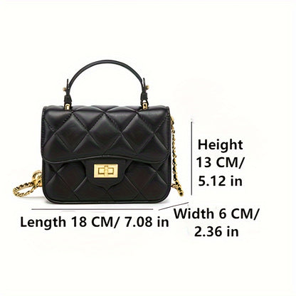 Black Mini Small Exquisite Small Bag Small Ball Chain Bag Female Crossbody Bag For Daily Use