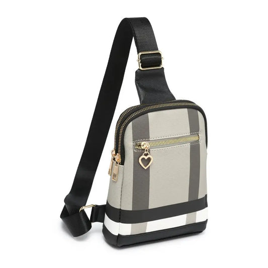ZENG BAG Women's Fashion Small Crossbody Bag - Women's Crossbody Waist Bag PU Leather Multifunctional Crossbody Belt Chest Bag with Adjustable Shoulder Strap Suitable for Casual Travel Shopping Perfect Valentine's Day Gift fo Chic Le'Meek