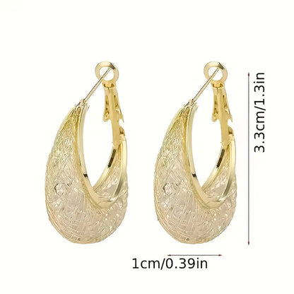 Fashionable Mesh Artificial Crystal Earrings - Perfect For Parties And Gifts For Women, Mothers, Family, And Friends, Suitable For Christmas, New Year Gifts, Halloween, And Valentine'S Day Chic Le'Meek