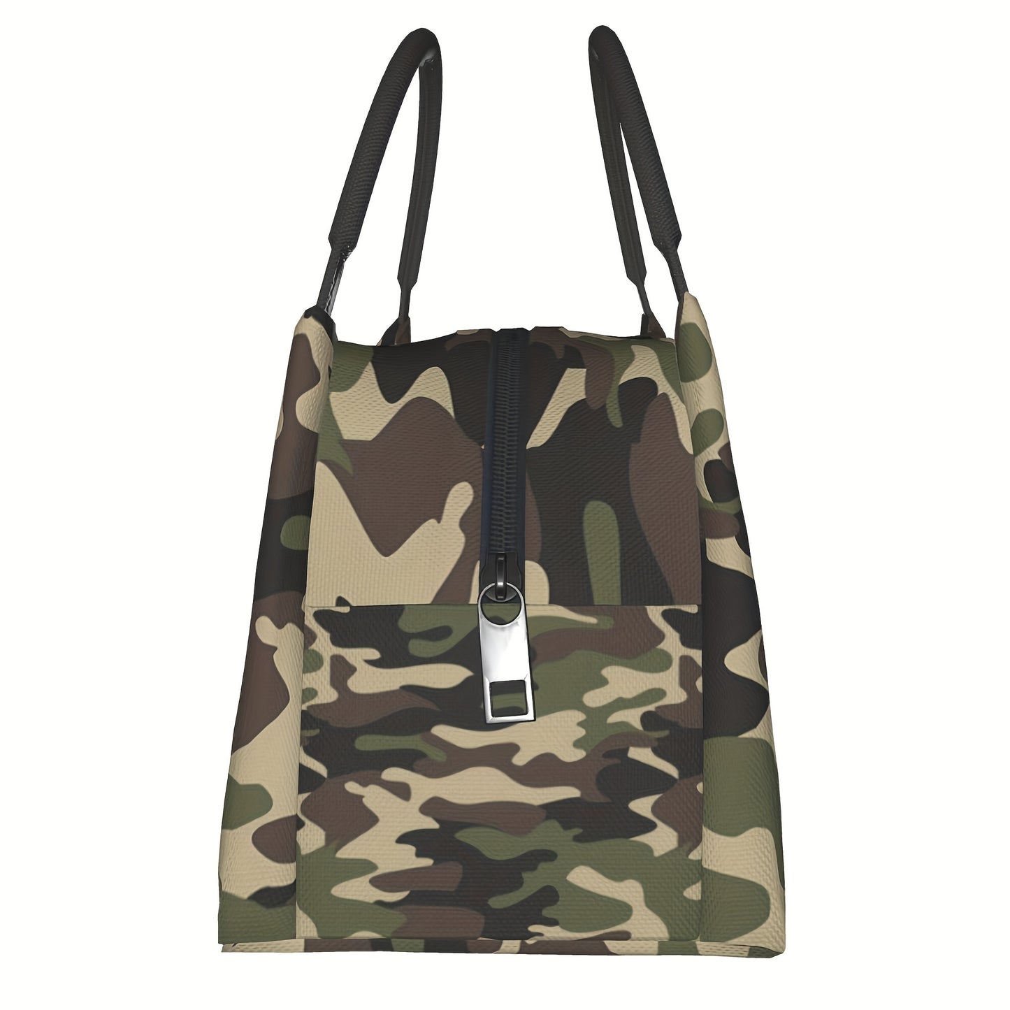 1pc Large Reusable Camouflage Insulated Cooler Bag - Keeps Food Hot/Cold for Hours, Durable Easy to Clean - Perfect for Camping, Picnic