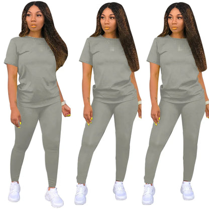 two piece set women 2 piece set women outfits tracksuit fall clothes for female 2020 2 pieces sets t shirts pants outfits