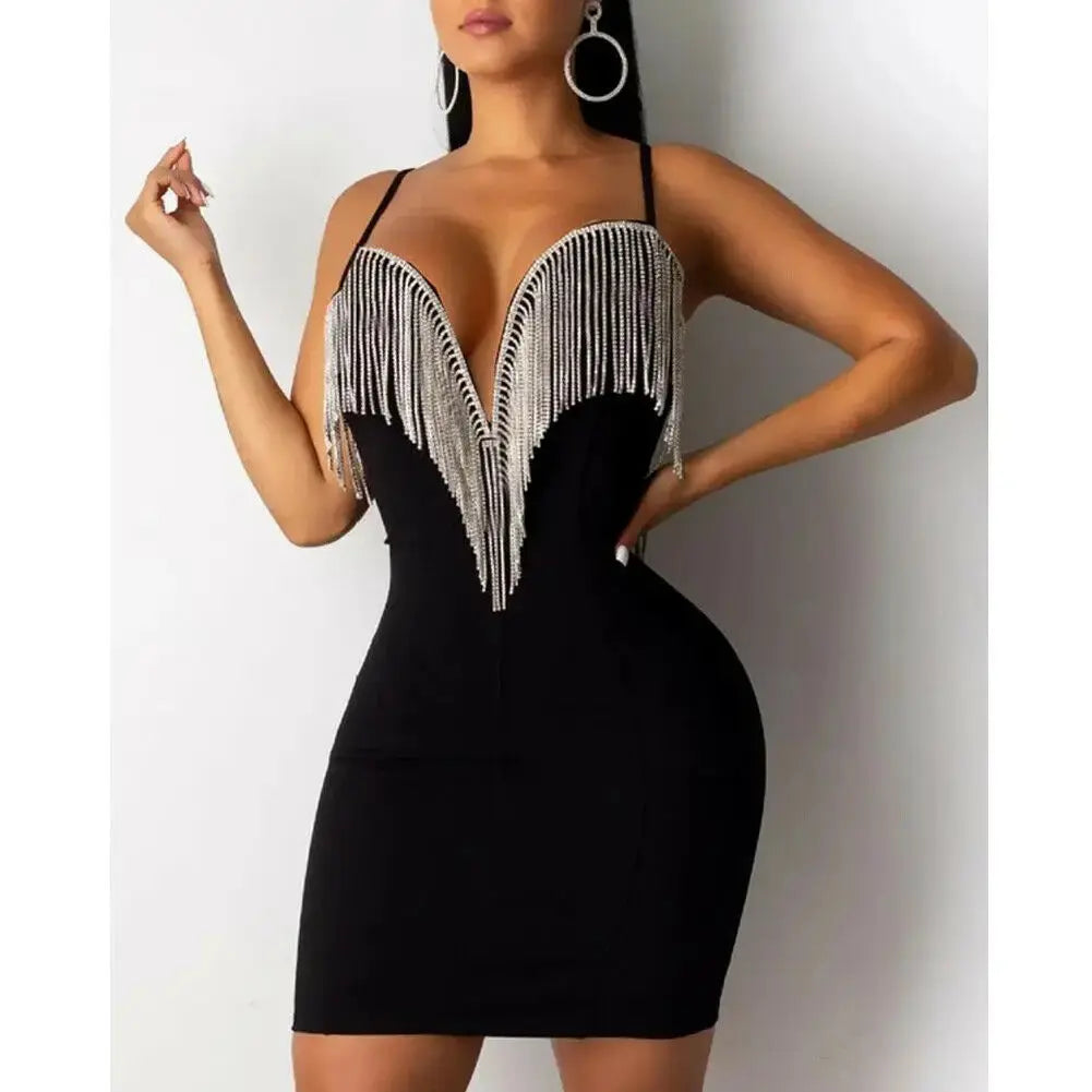 Women Tassels Jumpsuit Romper Spring Autumn Sleeveless V Neck Pants Jumpsuit Clubwear Trousers Outfit Clothes For Female Temu