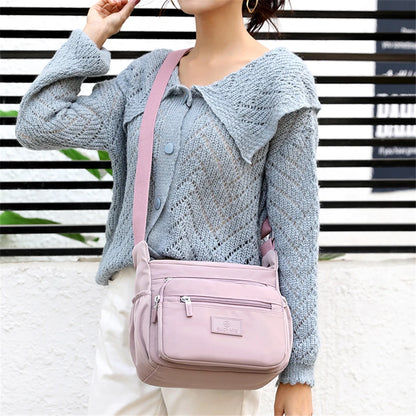 Summer Style Many Pocket Shoulder Crossbody Bags for Women 2022