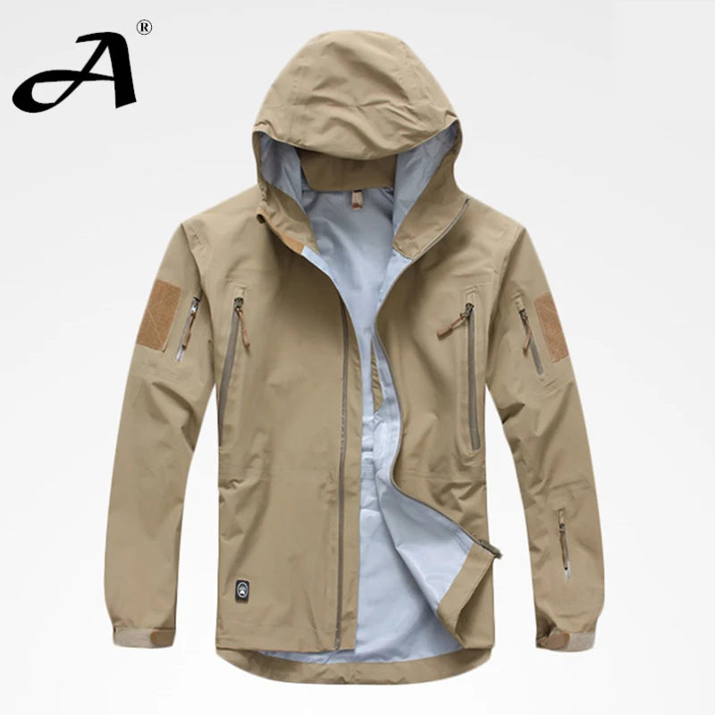 Military clothing hardshell clothes camouflage army autumn jacket and coat for men