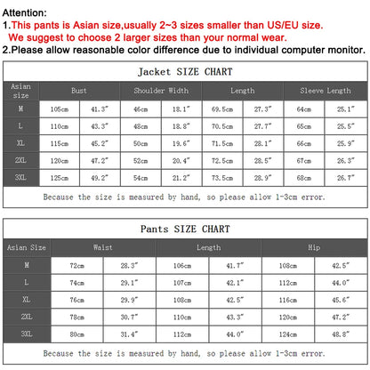 Autumn 2 Pieces Mens Set Casual Tracksuit Male Clothes Sportswear Track Suits Patchwork Men Hoodies