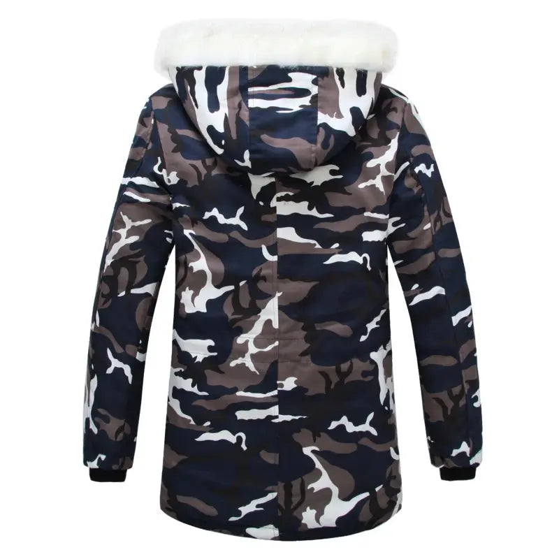 2024 New Brand Winter Men Thick Camouflage Jacket Men's Parka coat Male Hooded Parkas Jacket Men Military Overcoat Temu