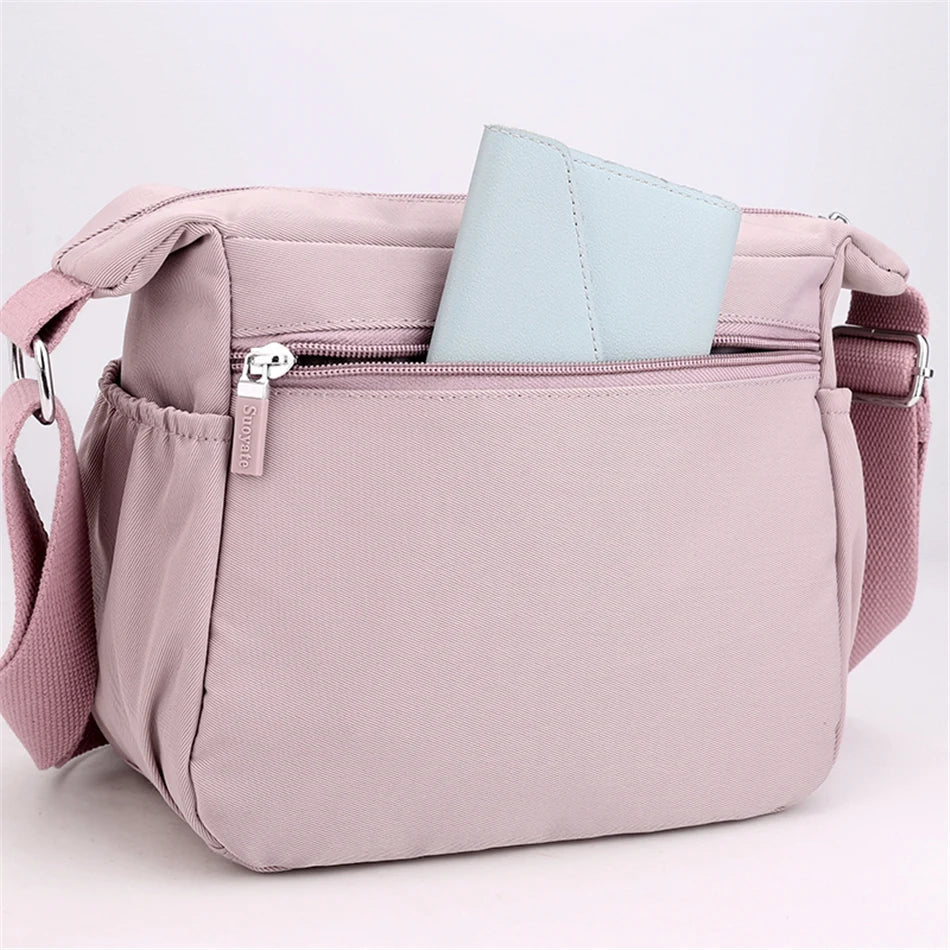 Summer Style Many Pocket Shoulder Crossbody Bags for Women 2022