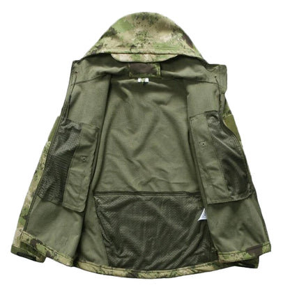 TAD Gear Tactical Softshell Camouflage Jacket Set Men Army Windbreaker Waterproof