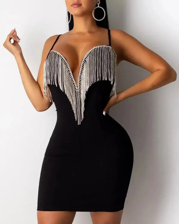 Women Tassels Jumpsuit Romper Spring Autumn Sleeveless V Neck Pants Jumpsuit Clubwear Trousers Outfit Clothes For Female Temu