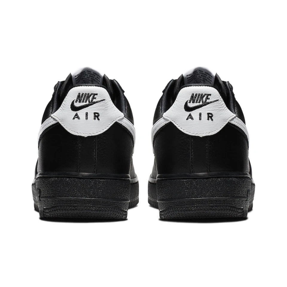 Original Nike Air Force 1 Low Black White Swoosh Casual Retro Sneakers For Men & Women CQ0492-001