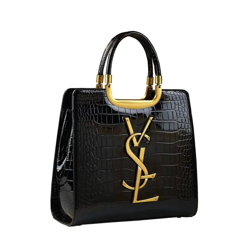 High-grade light luxury handbag 2024 new autumn and winter fashion Tote bag women's crocodile print single shoulder crossbodybag Chic Le'Meek