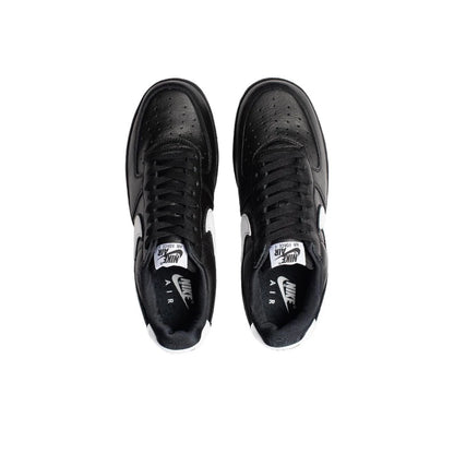 Original Nike Air Force 1 Low Black White Swoosh Casual Retro Sneakers For Men & Women CQ0492-001