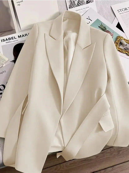 Blazer for Women Spring Autumn New in Outer Wears Office Lady Fashion Blazers Loose Fit  Women Clothing Coats Women's Jacket Chic Le'Meek