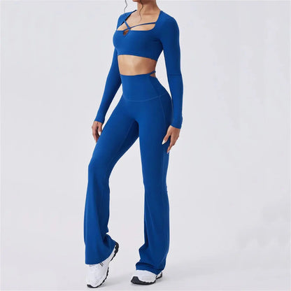 Pad Yoga Long sleeved Women's Outdoor Running Fitness Wear T-shirt Long sleeved Yoga Shirt Gym Push Up Workout Sports Top XP38 Chic Le'Meek