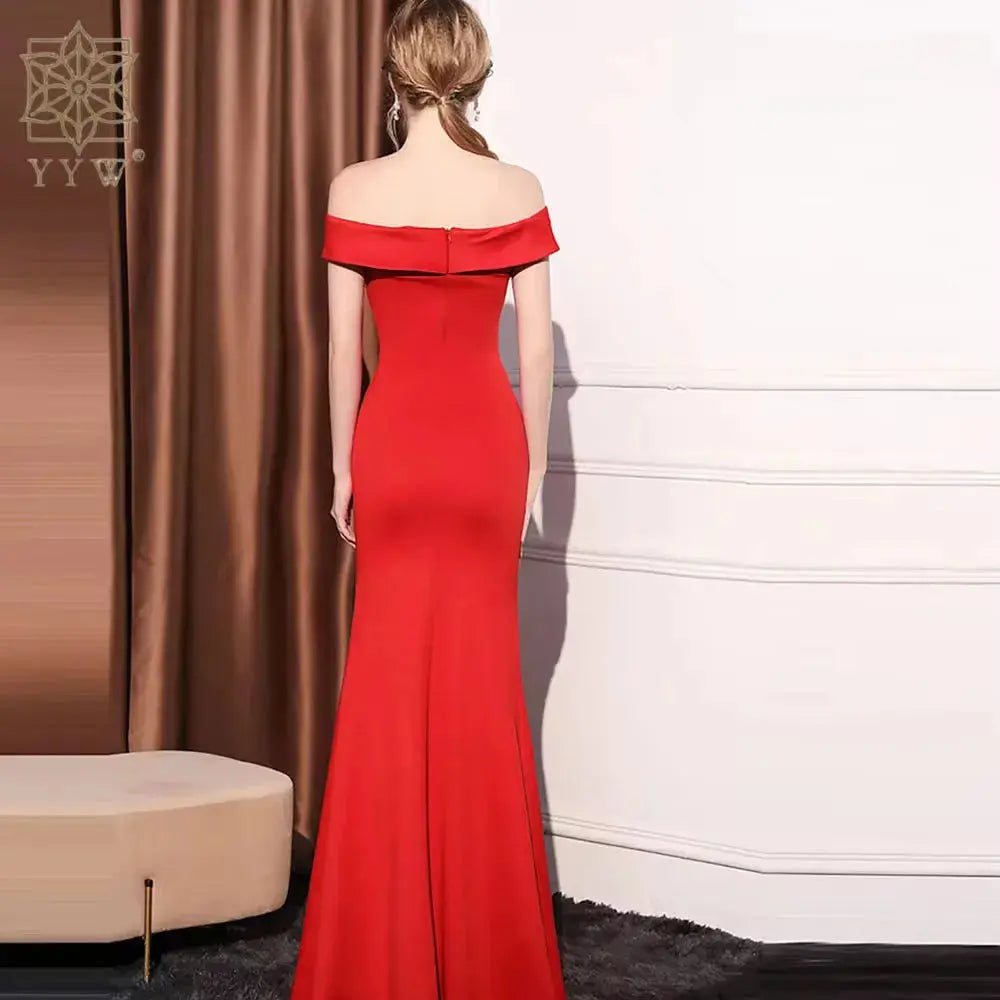 Highclass Smooth Evening Dress Side Slit Backless Mono Multicolor Sleeveless Elegant Evening Party Dresses Women Floor Length Chic Le'Meek