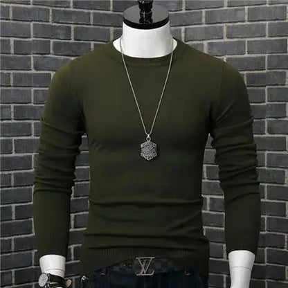 Spring and Autumn Stylish Luxury Oversized Fashion Loose Solid Japanese Streetwear Clothing Blouse Men's Long Sleeve T-shirt Chic Le'Meek