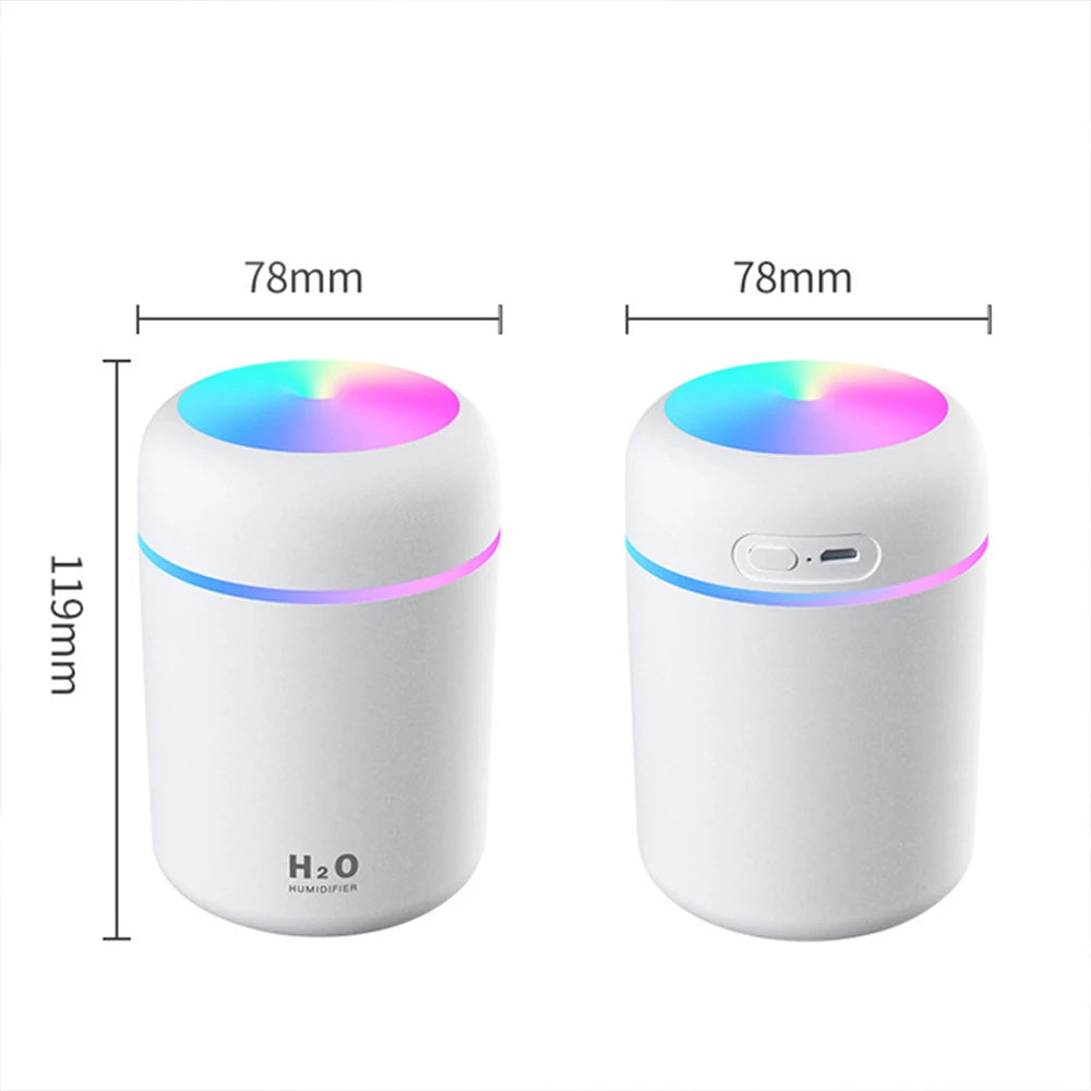 Car Air Freshener LED Air Humidifier Diffuser Air Humidifier Aromatherapy Aroma Fragrance Auto Interior perfume Accessories