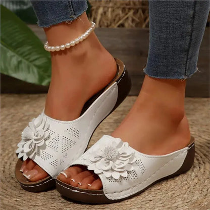 Summer Sandals Women Shoes Non-Slip Walking Shoes Slip On Shoes Woman Wedge Women's Sandals Party Slippers Woman Female Footwear Temu