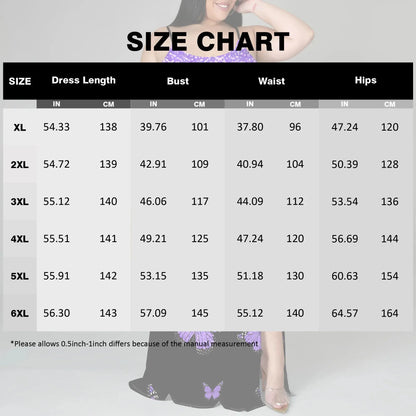 Plus Size Womens Sexy Casual Dresses for Curvy Women 3D Printed halterneck Leeveless Slip Dress  Loose Maxi Dress Chic Le'Meek