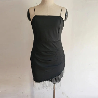 Summer fashion slip dresses sexy slim cross women's skirts Chic Le'Meek