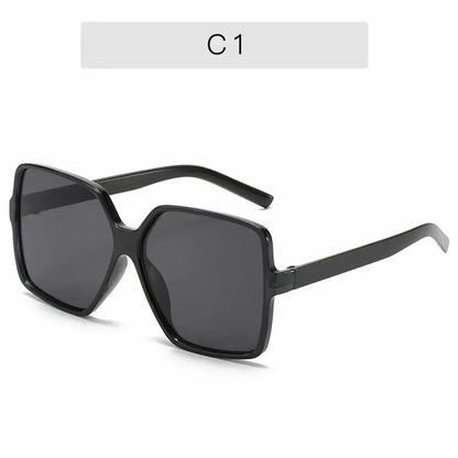 Black Square Oversized Sunglasses Women Big Frame Colorful Sun Glasses Female Mirror Oculos Unisex Gradient Hip Hop Shades Temu