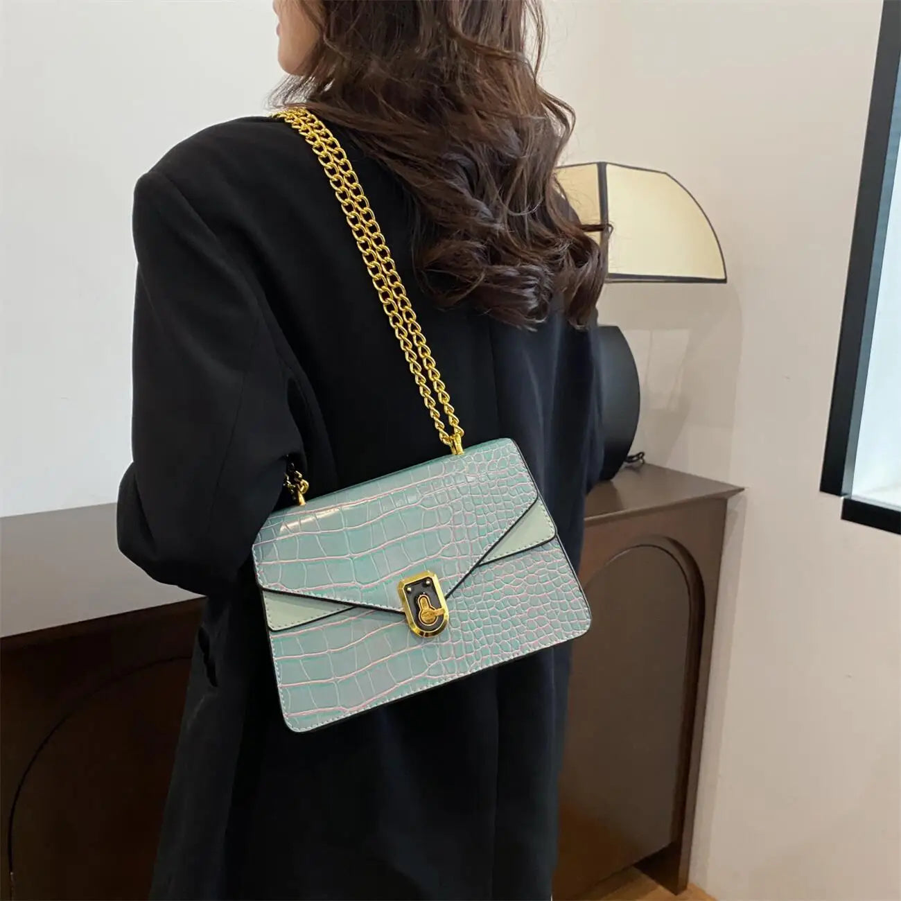 Brand Designer Chain Shoulder Crossbody Bags Women Handbag and Purses 2023 New Trendy Messenger Bags Clutch Bags