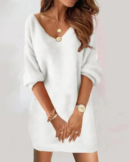 dresses for women 2022 Metal Decor Cold Shoulder Casual Dress Straight Mini Party dresses Chic Le'Meek