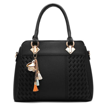 Gusure Luxury Handbag Women Crossbody Bag with tassel hanging Large Capacity  Embroidery Tote Sac A Main