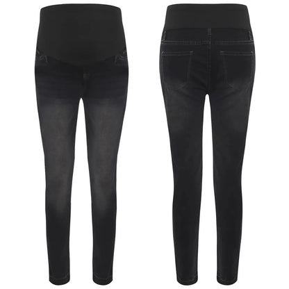 Pregnant Women High Waist Support Belly Jeans Maternity Hip Lifting Elastic Denim Pants AliExpress