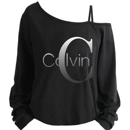 Women'S Plus Size Oversized T-Shirt with Single Shoulder Temu