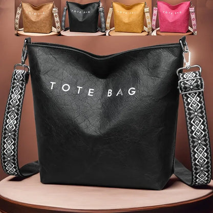 Women'S Fashionable Tote Bag - Large Capacity, Bohemian Style with Wide Shoulder Strap, Trendy Shoulder Bag for Daily Commute, Travel, and Gifts, Commute Tote Bag | Bohemian Style Bag | Adjustable Strap Bag Chic Le'Meek