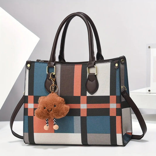 [Luxury Handbag] Trendy Large Tote, High-End Luxury Shoulder Bag, Stylish Handbag | For Family, Mom on Mother's Day, Easter Chic Le'Meek