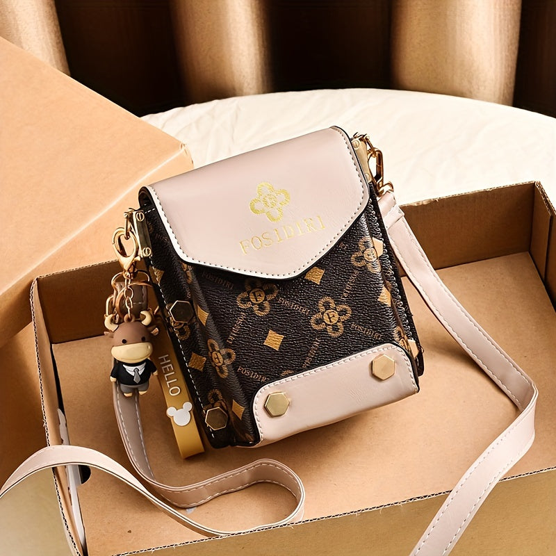 Stylish Girls Fashion Crossbody Mobile Phone Bag - Trendy Shoulder Mini Bag for Convenient Carry & Ideal Gift Idea