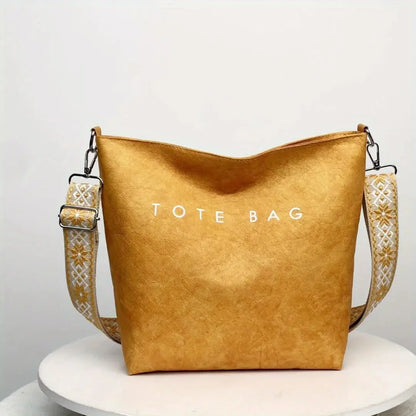 Women'S Fashionable Tote Bag - Large Capacity, Bohemian Style with Wide Shoulder Strap, Trendy Shoulder Bag for Daily Commute, Travel, and Gifts, Commute Tote Bag | Bohemian Style Bag | Adjustable Strap Bag Chic Le'Meek