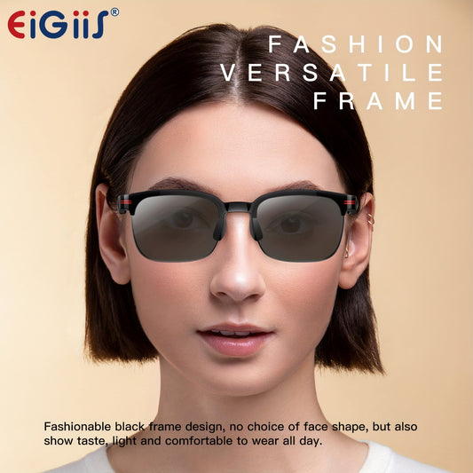 EIGIIS Womens Smart Sunglasses, 2024 NEW GS200 Smart Glasses For Men Women, Super Long Battery Life, Smart Glasses Suitable For Answer/Make Wireless Call