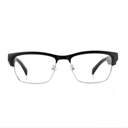 Smart Glasses With Blue Light Filtering, Low Latency Audio, Built-in Microphone, Speaker, Touch Control, Compatible With AI Voice Assistants, Suitable For Both Men And Women, Suitable For Audio, Movies, And Learning. Chic Le'Meek