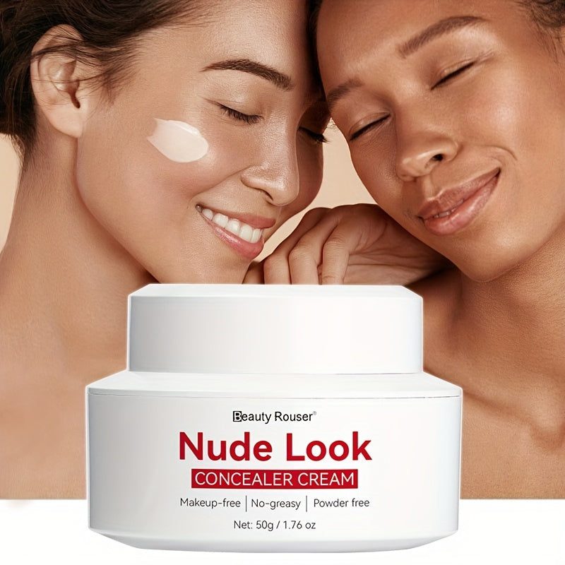 50g Hydrating Nude Look Concealer Cream - Provides Flawless Coverage, Hydrates and Moisturizes, Non-Greasy, Easy to Blend, Rich in Nicotinamide