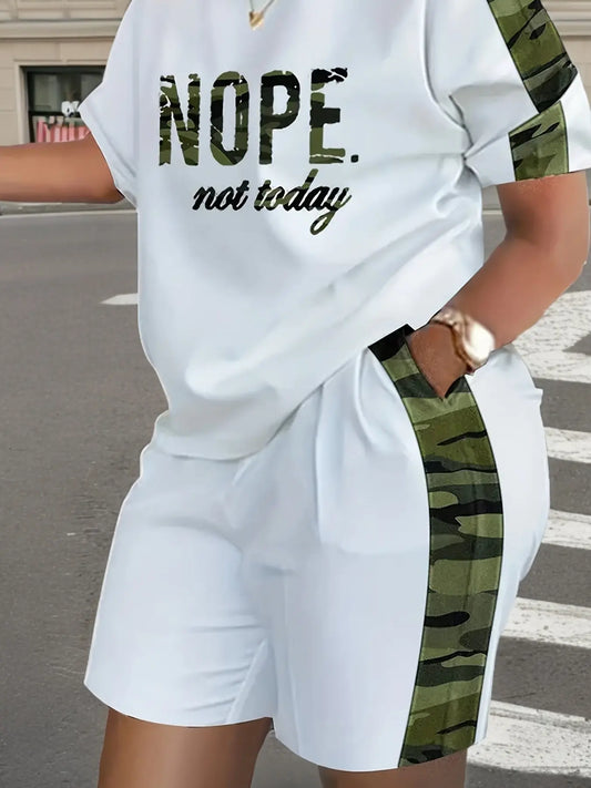 [Soft Plus Size Set] Two-piece Plus Size Clothing Set, Soft And Comfortable, Women's, Loose And Versatile, Natural Modeling, Can Be Matched with A Variety Of Sets, Show Your Unique Casual Fashion Chic Le'Meek