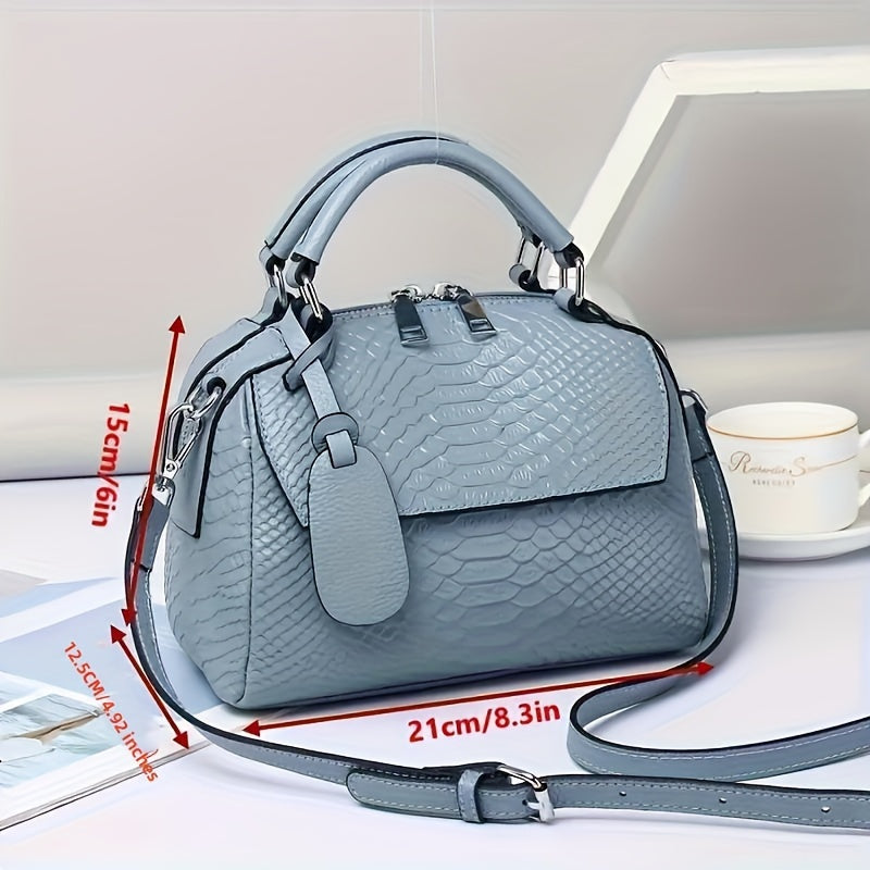 Women's Shoulder Bag With Zipper Closure, Simple And Classic Design Crossbody Bag For Daily Use